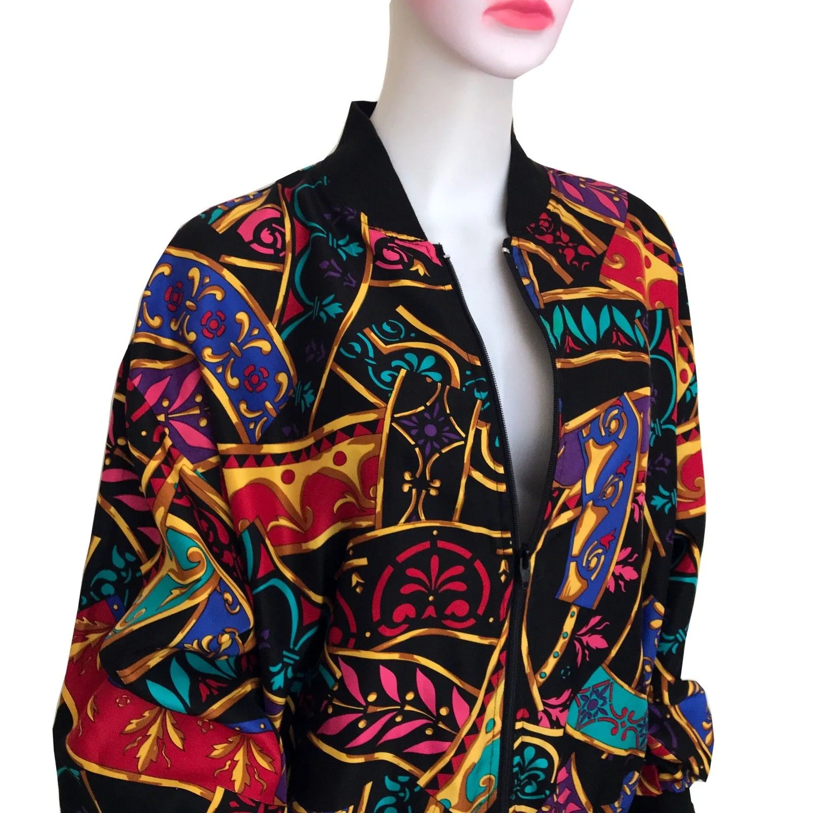 1980s SILK BOMBER