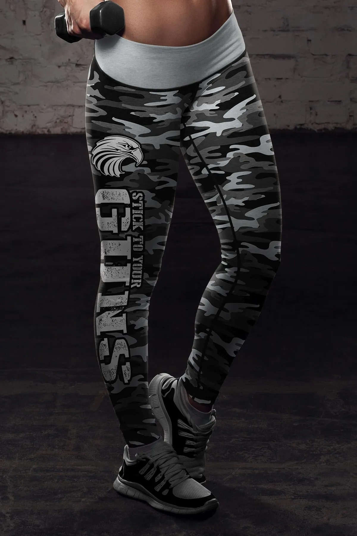 American Patriot Black Camo Leggings