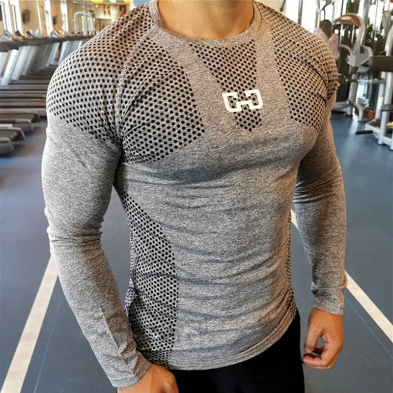 Ashore Shop Mens Running Bodybuilding Fitness Long Sleeve Shirt