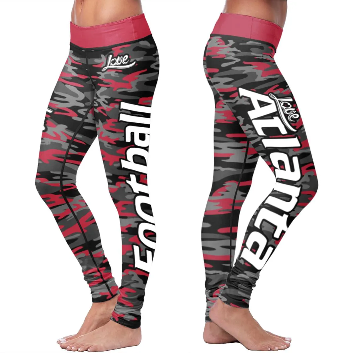 Atlanta Football Camo Leggings