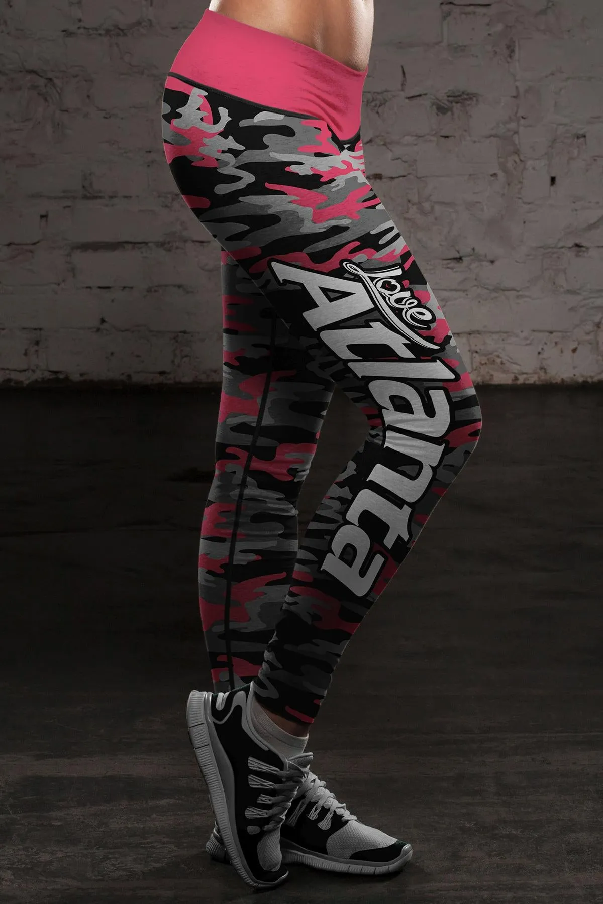 Atlanta Football Camo Leggings