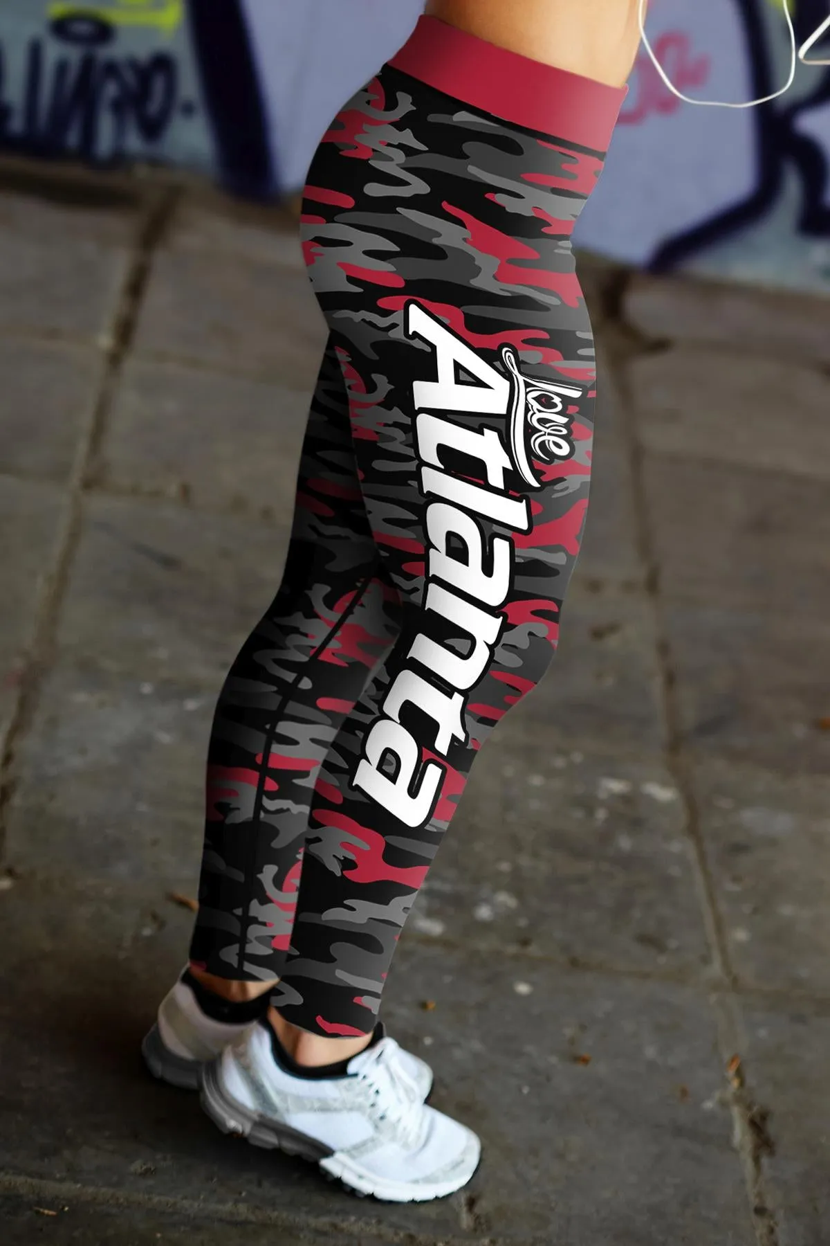 Atlanta Football Camo Leggings