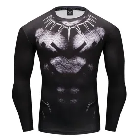 Black Panther: Compression 3D Printed T-shirts