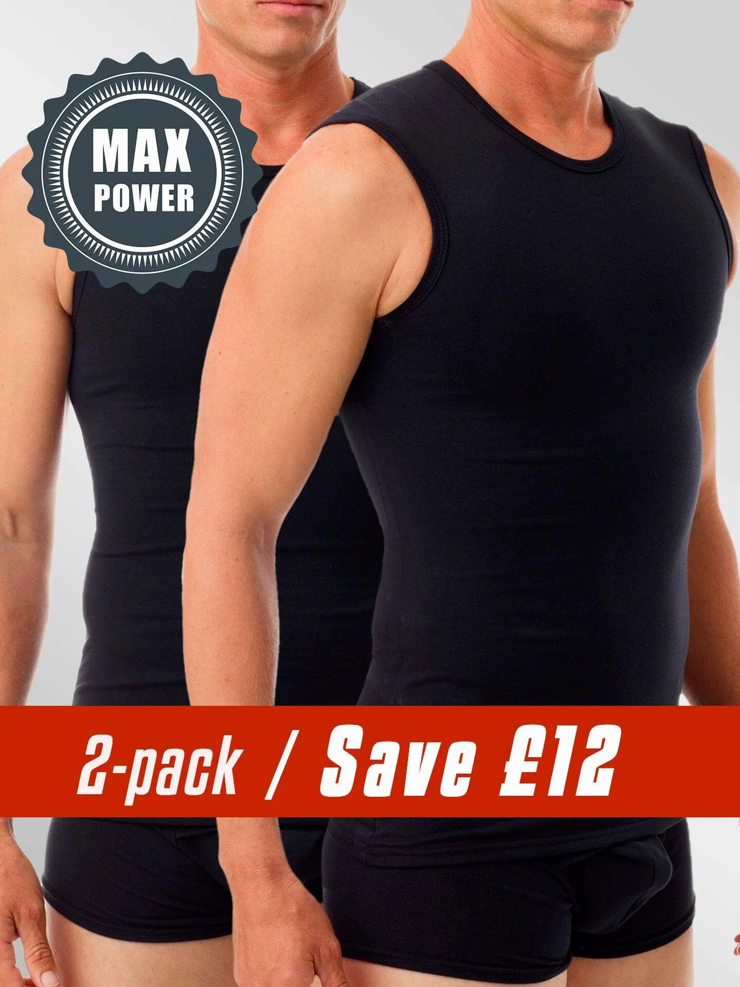 Compression Muscle Shirt | 2-pack