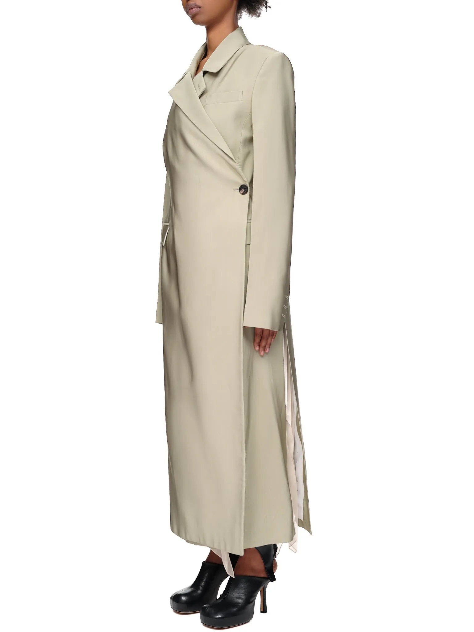 Duster Length Coat (PD-645-WOVI001-SAGE)