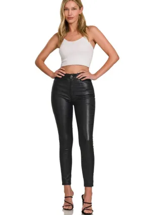 Faux Leather Skinny Pants