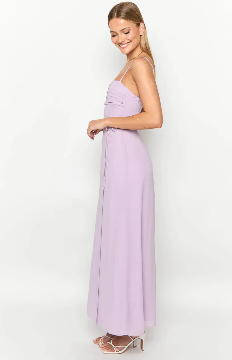 Flossie Lilac Maxi Sleeveless Dress