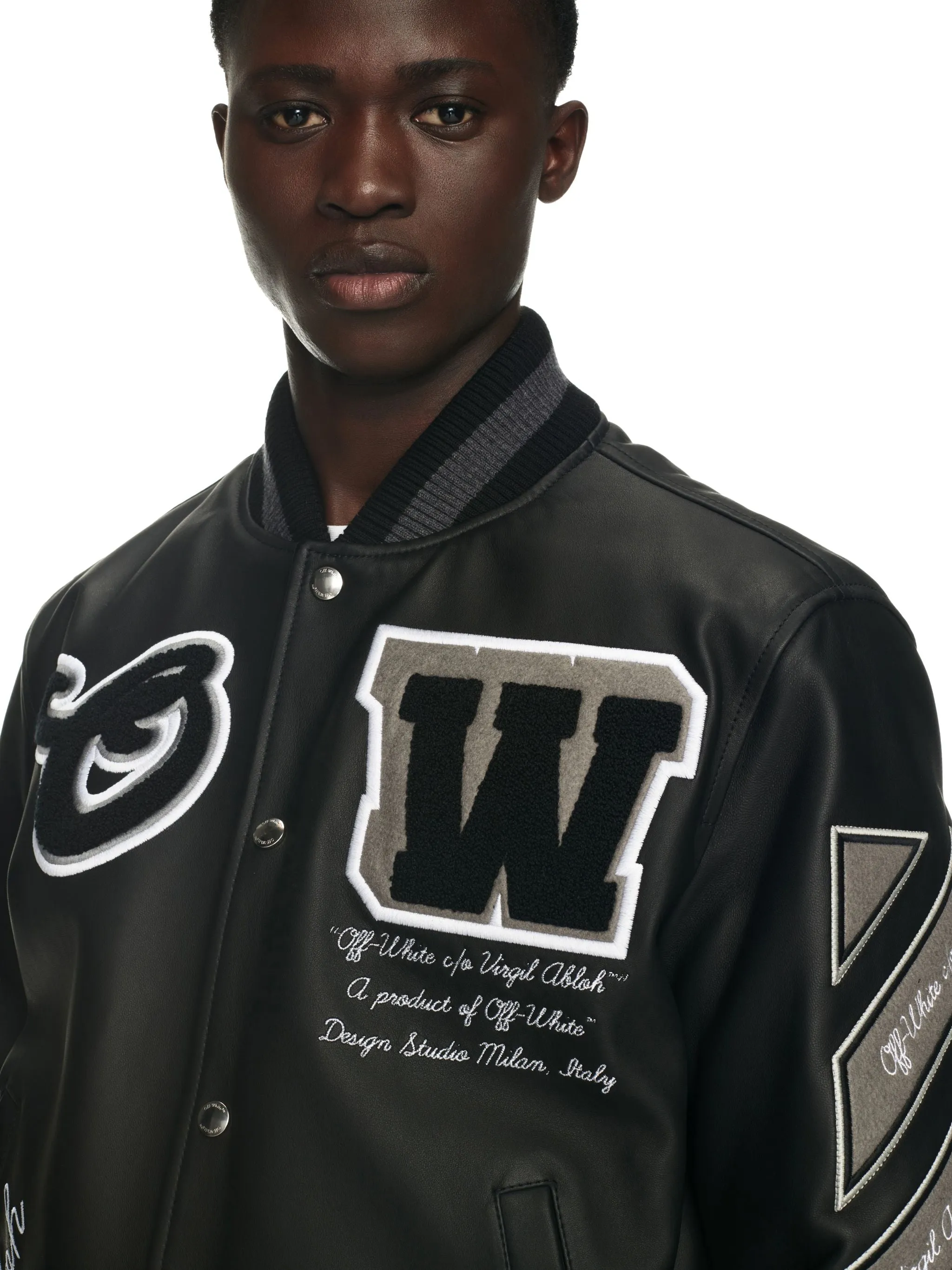 Full Leather Varsity Jacket