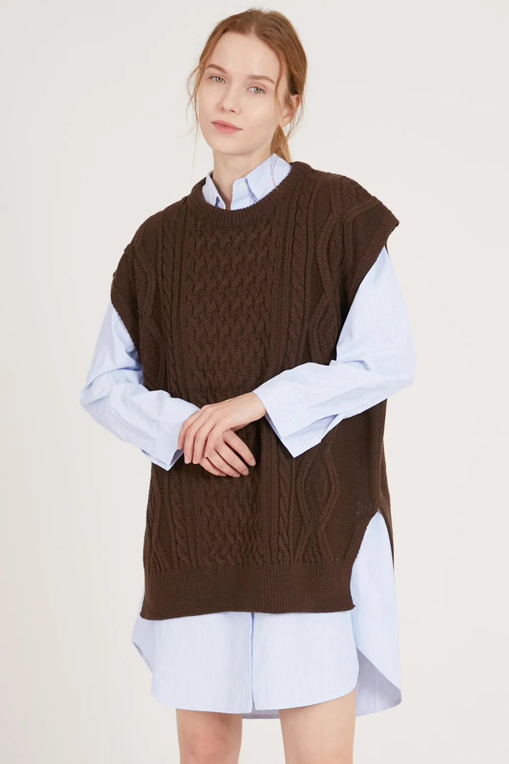 Harper Oversized Sweater Vest