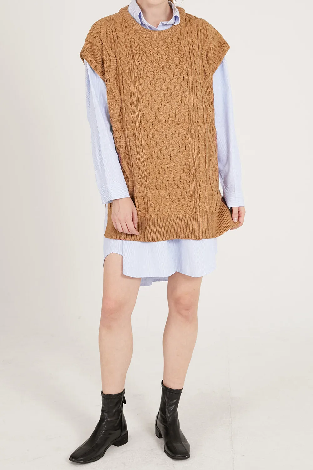 Harper Oversized Sweater Vest