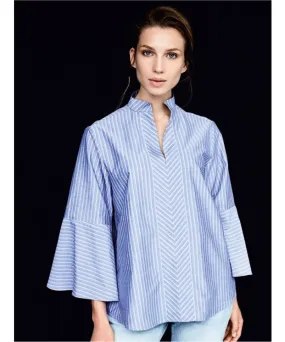 HARSHMAN Pepper Blouse in Blue