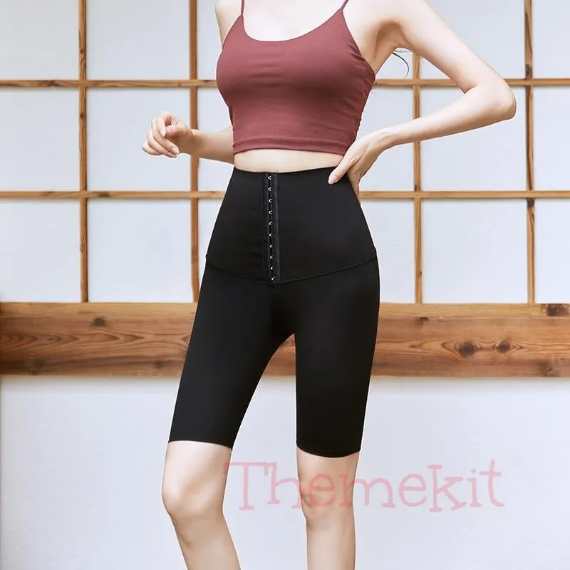 High-waisted Waist-lifting Hip Tight Shaped Yoga Shorts