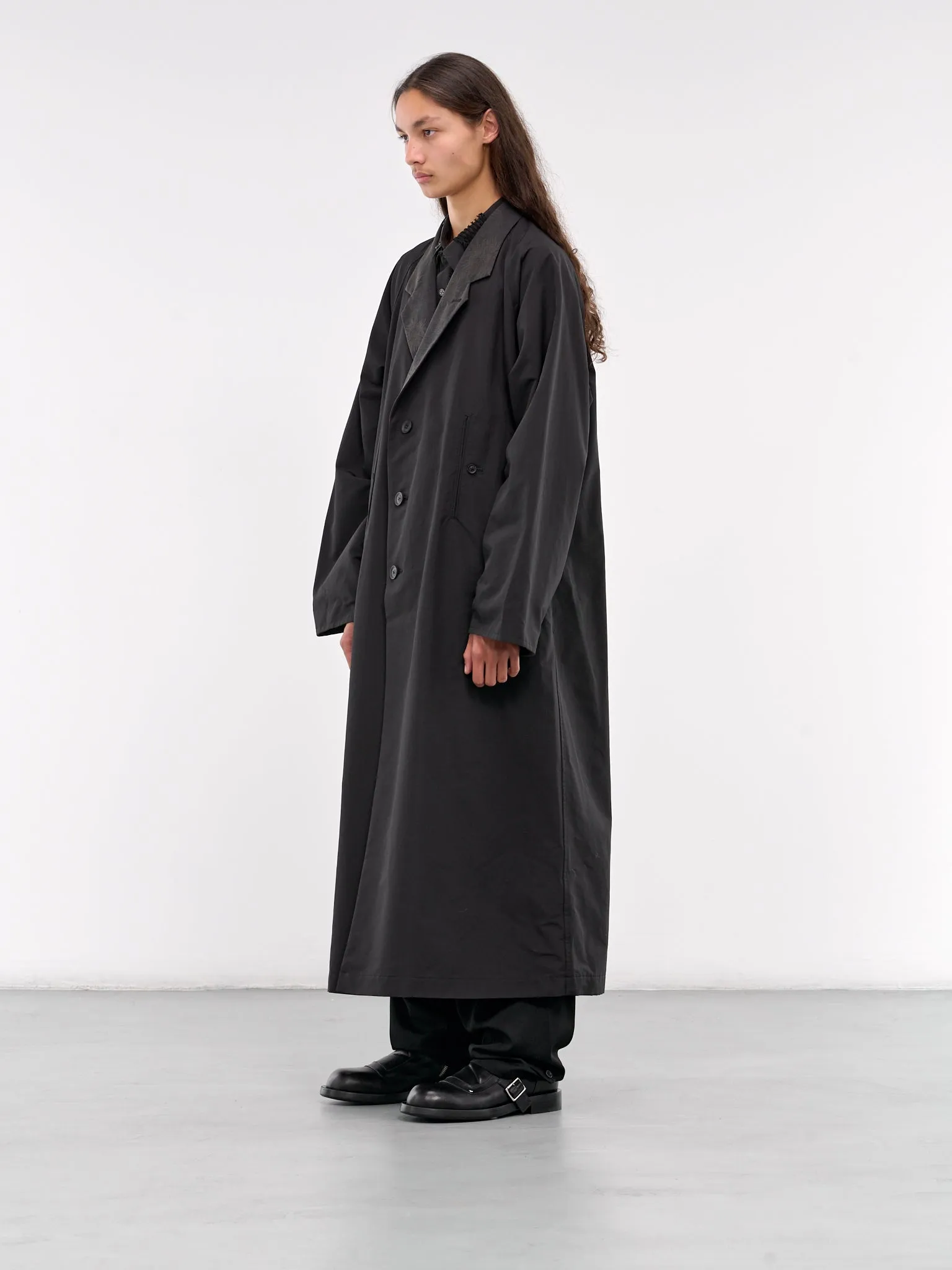 I-Lining Raglan Coat (HO-C18-601-1-BLACK)