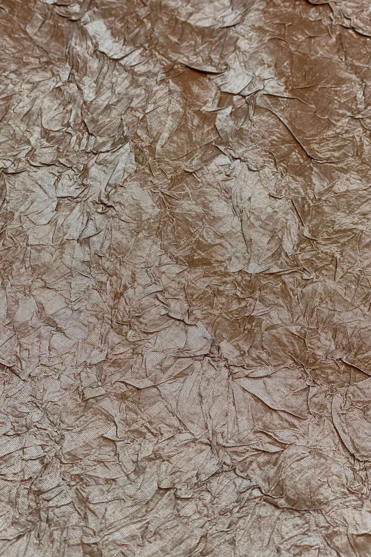 Inca Gold Marble Crushed Silk Dupion Fabric