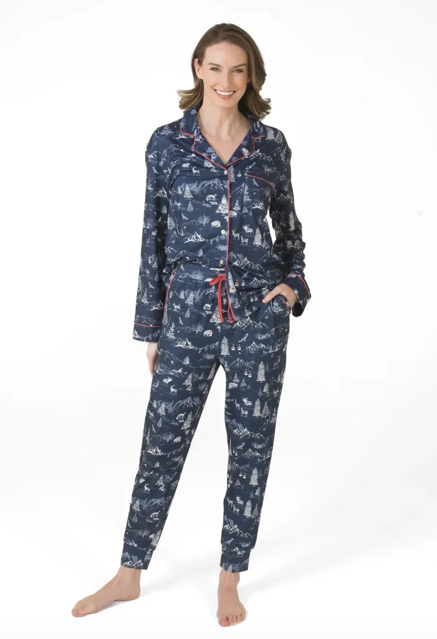 Indigo Forest Jogger Pajama Set