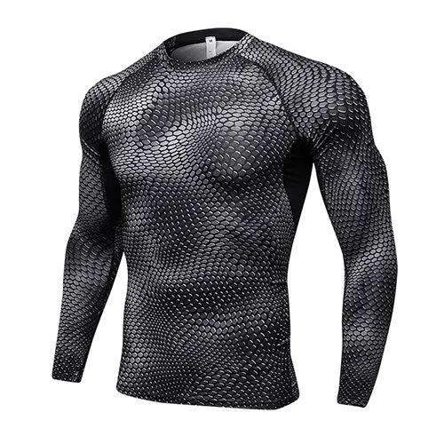 Long Sleeve Sport Shirt Men Quick Dry Running T-shirts Gym Clothing Fitness Top Crossfit T Shirt