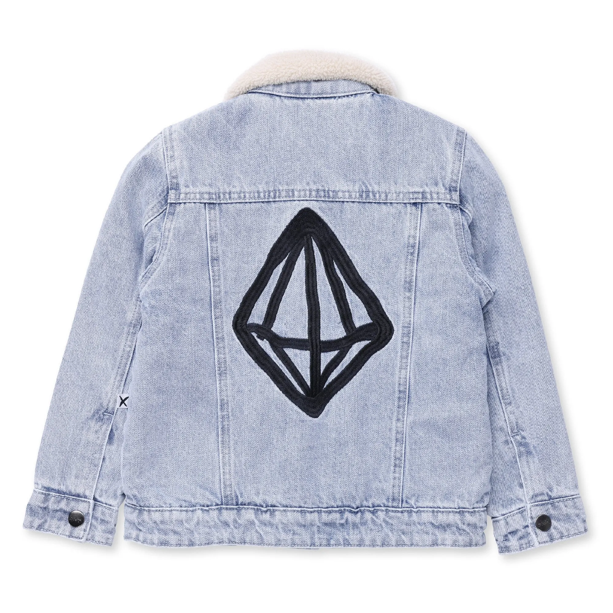 MINTI - HAPPY FACE DENIM BOMBER