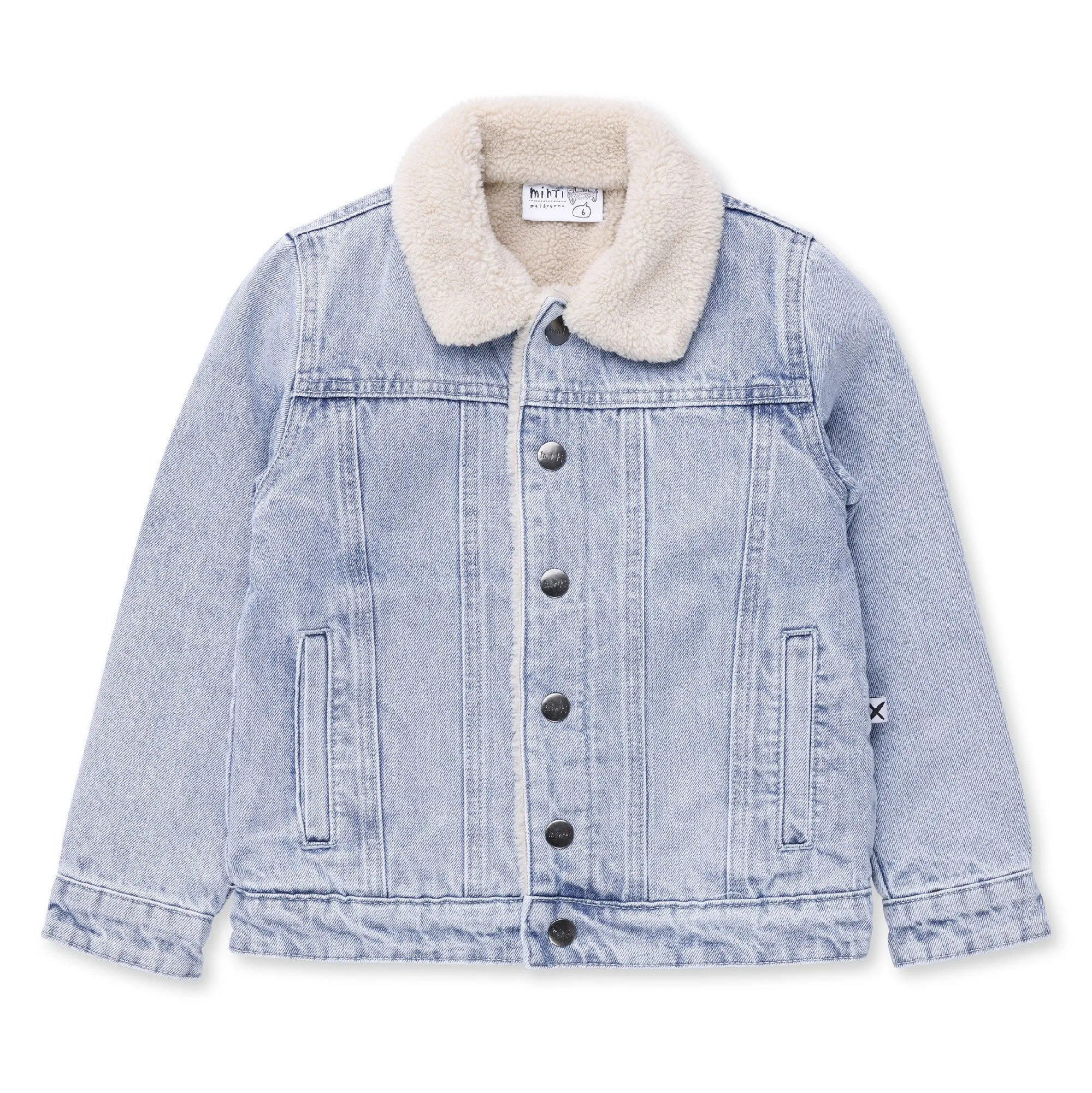 MINTI - HAPPY FACE DENIM BOMBER