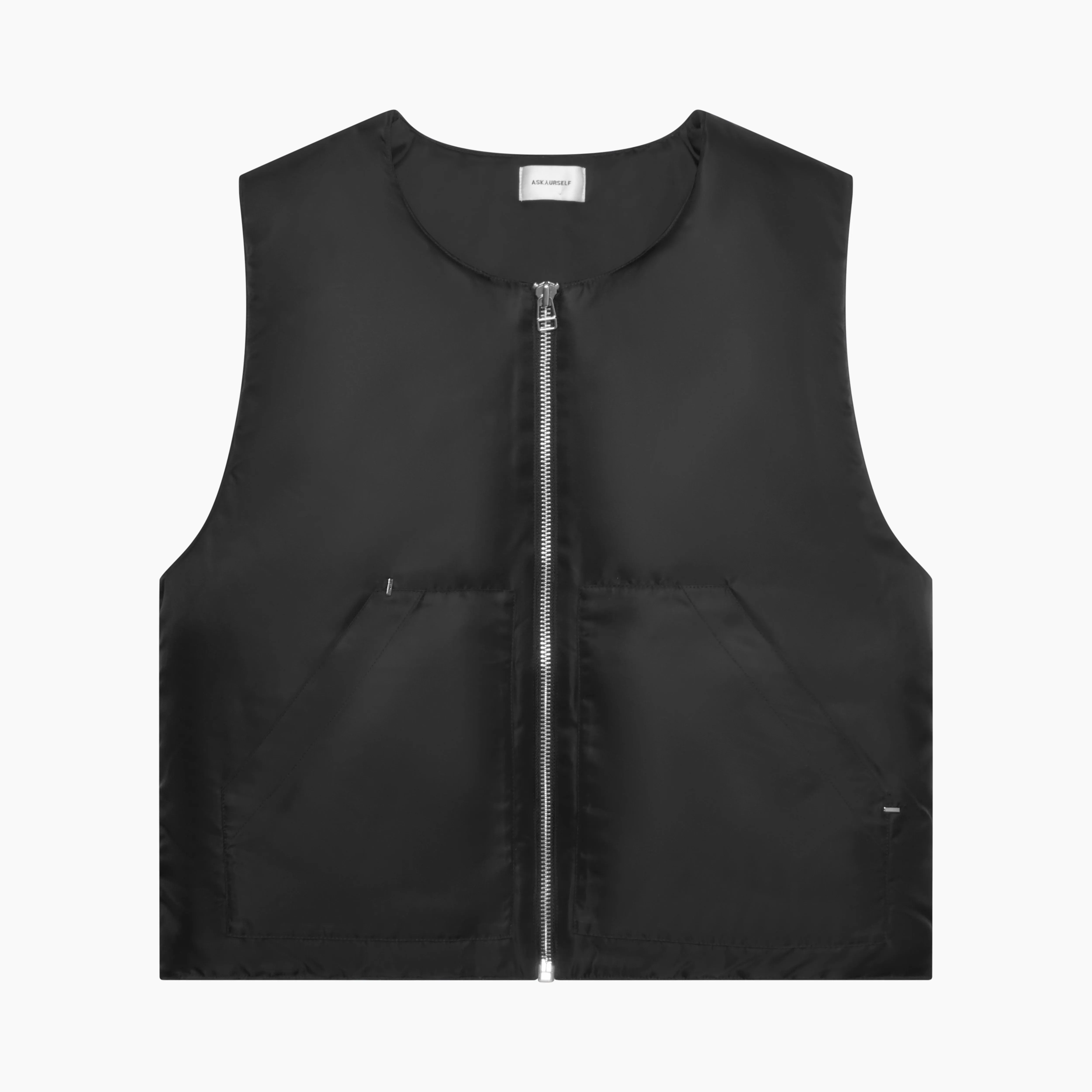 NYLON PUFFER BOMBER VEST