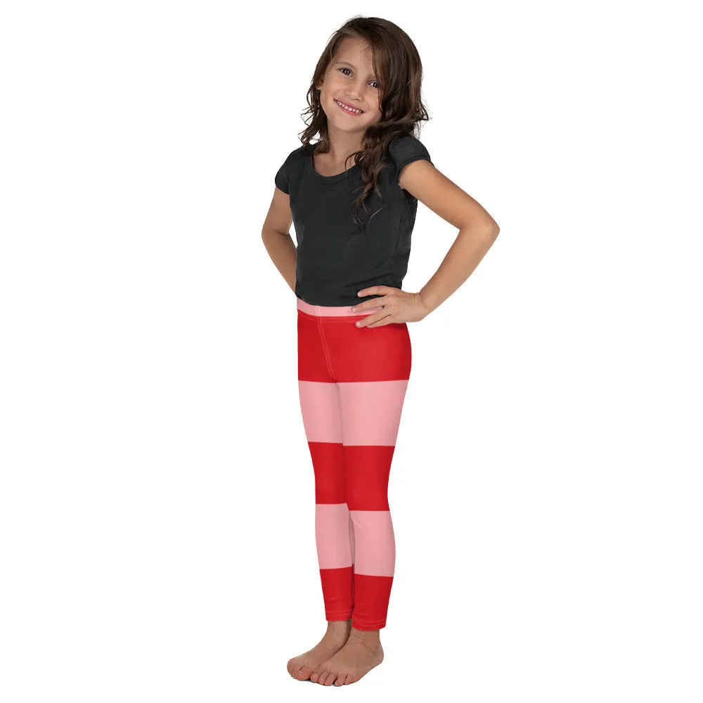 Pink and Red Kid's Leggings