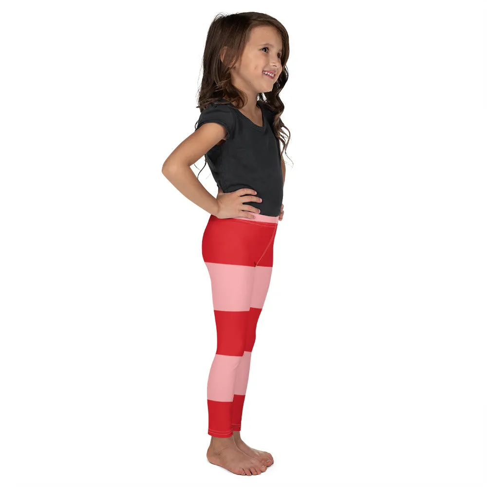 Pink and Red Kid's Leggings