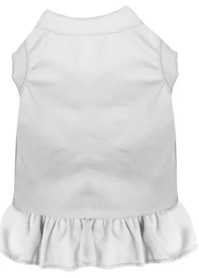 Plain Pet Dress White 4x (22)