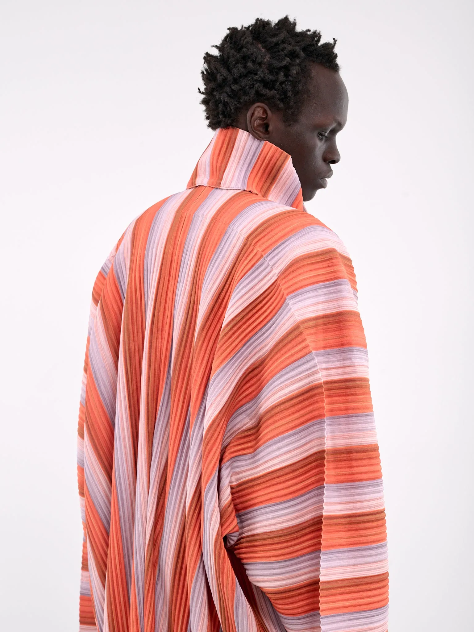 RB Stripes Coat (HP48JA365-32-ORANGE)