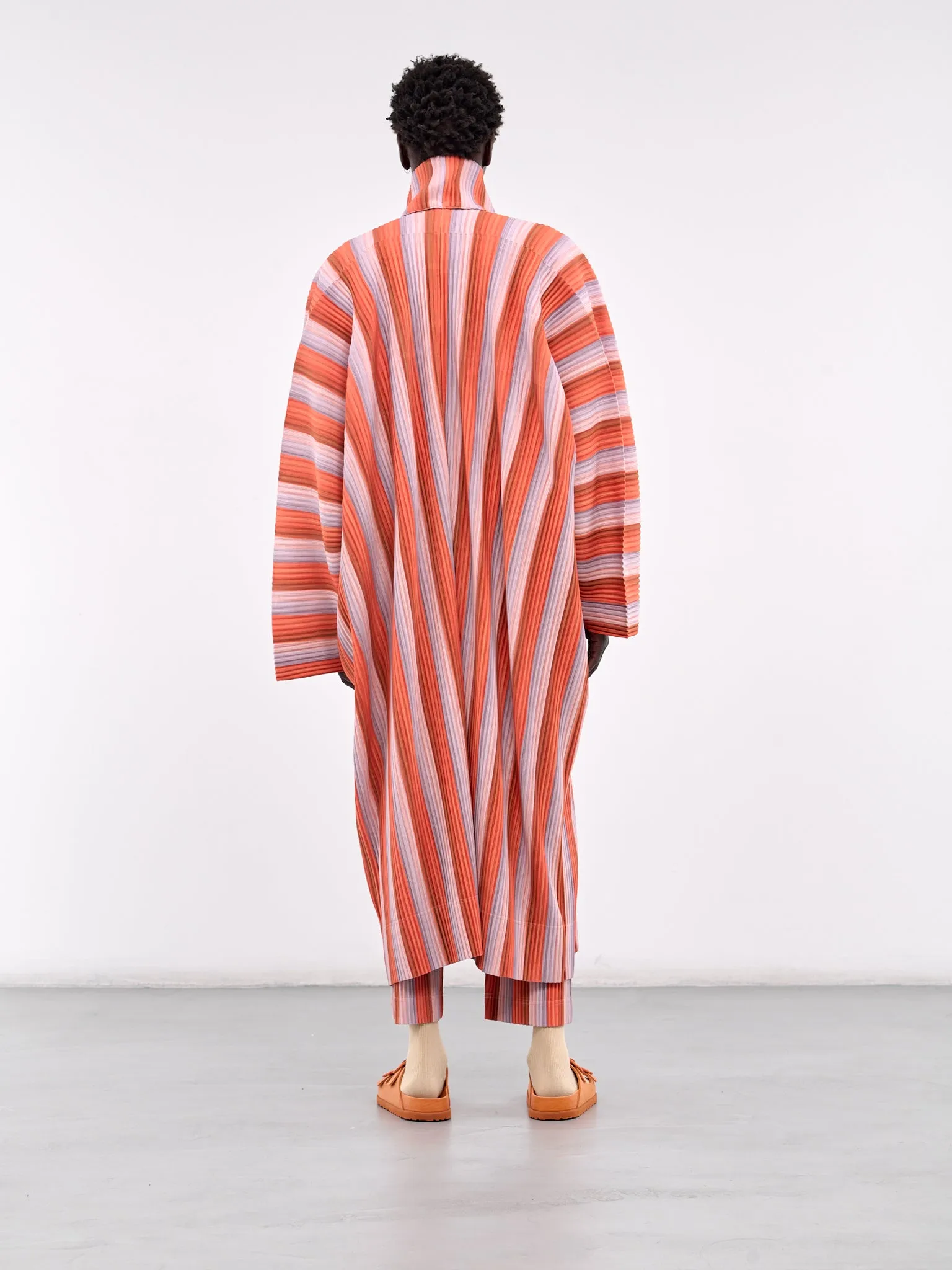 RB Stripes Coat (HP48JA365-32-ORANGE)