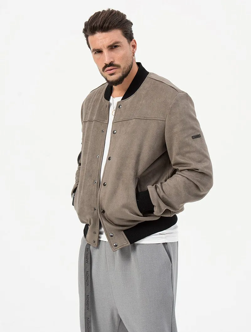 ROBERT BOMBER JACKET IN TAOPE