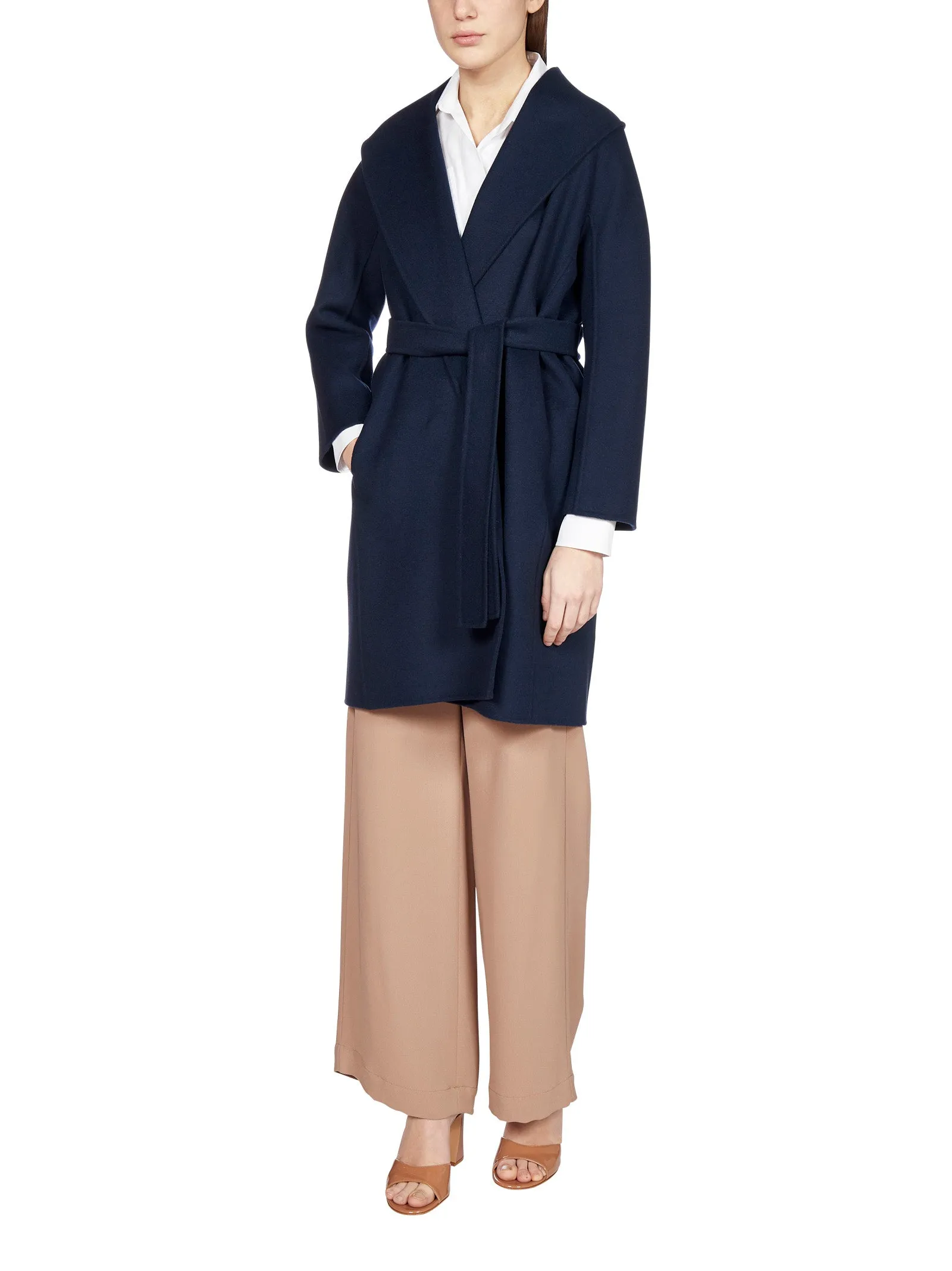 'S Max Mara Messi Belted Wrap Coat