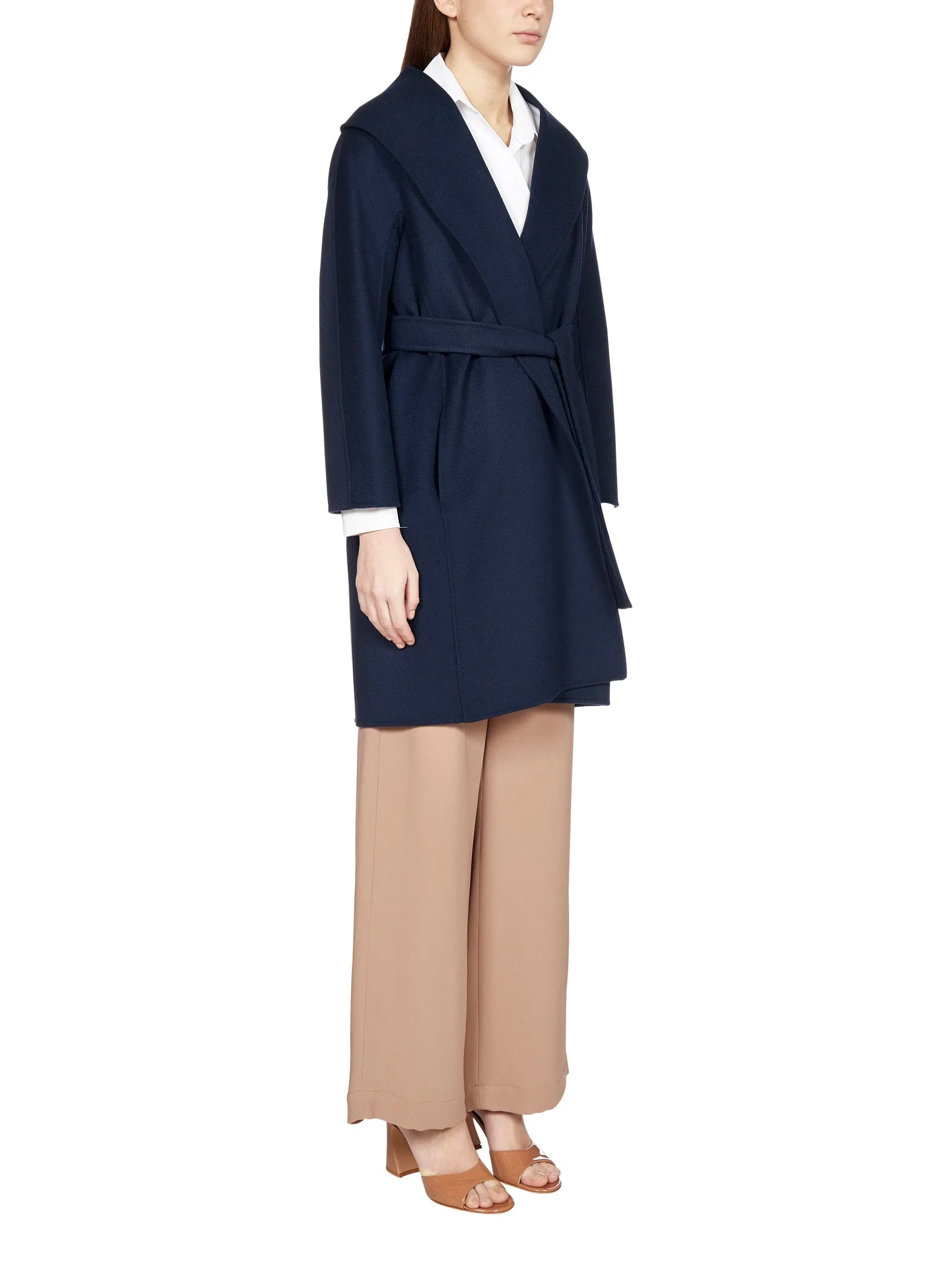 'S Max Mara Messi Belted Wrap Coat