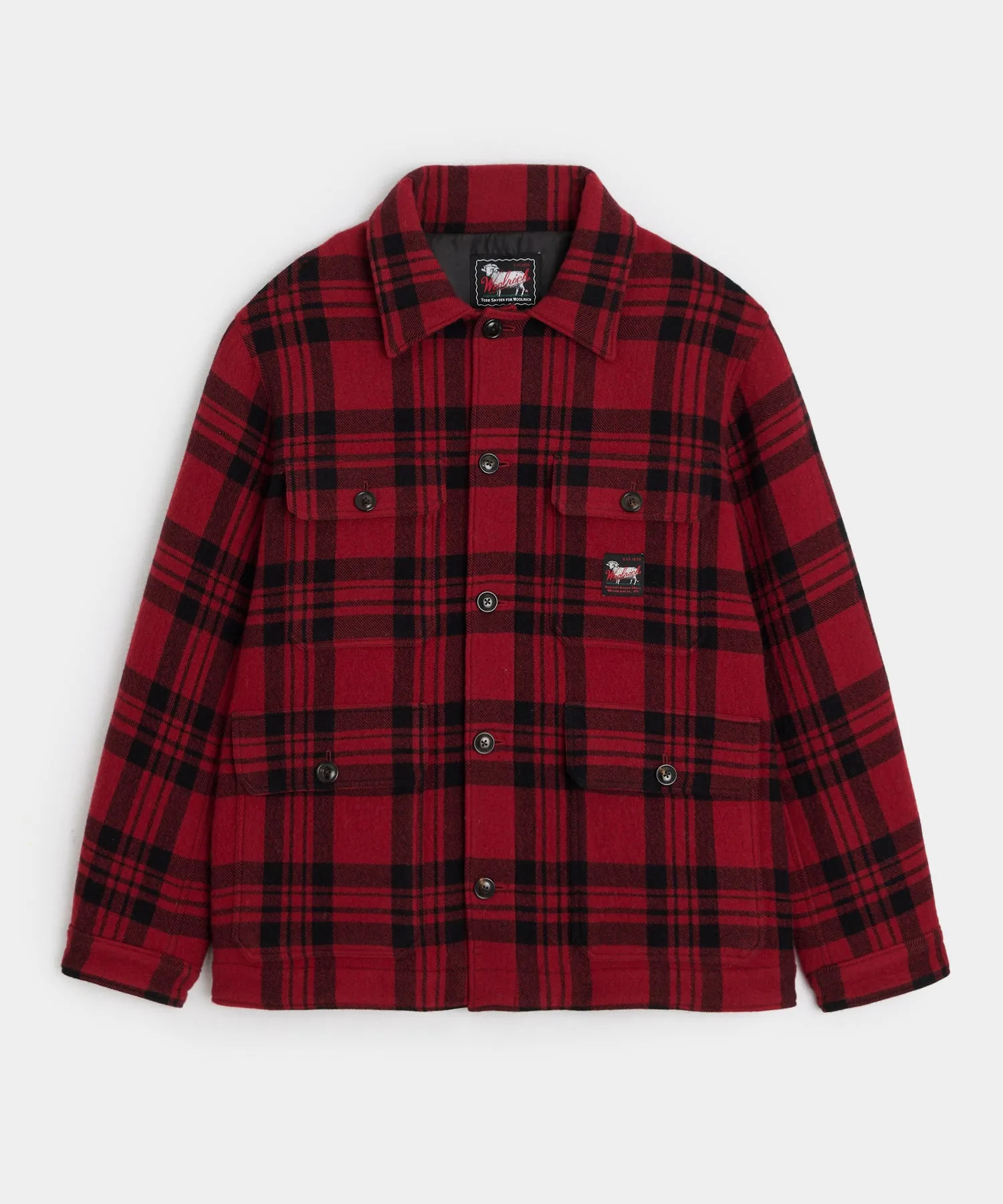 Todd Snyder x Woolrich Plaid Hooded Cruiser Jacket