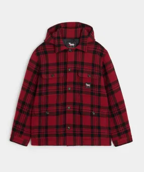 Todd Snyder x Woolrich Plaid Hooded Cruiser Jacket