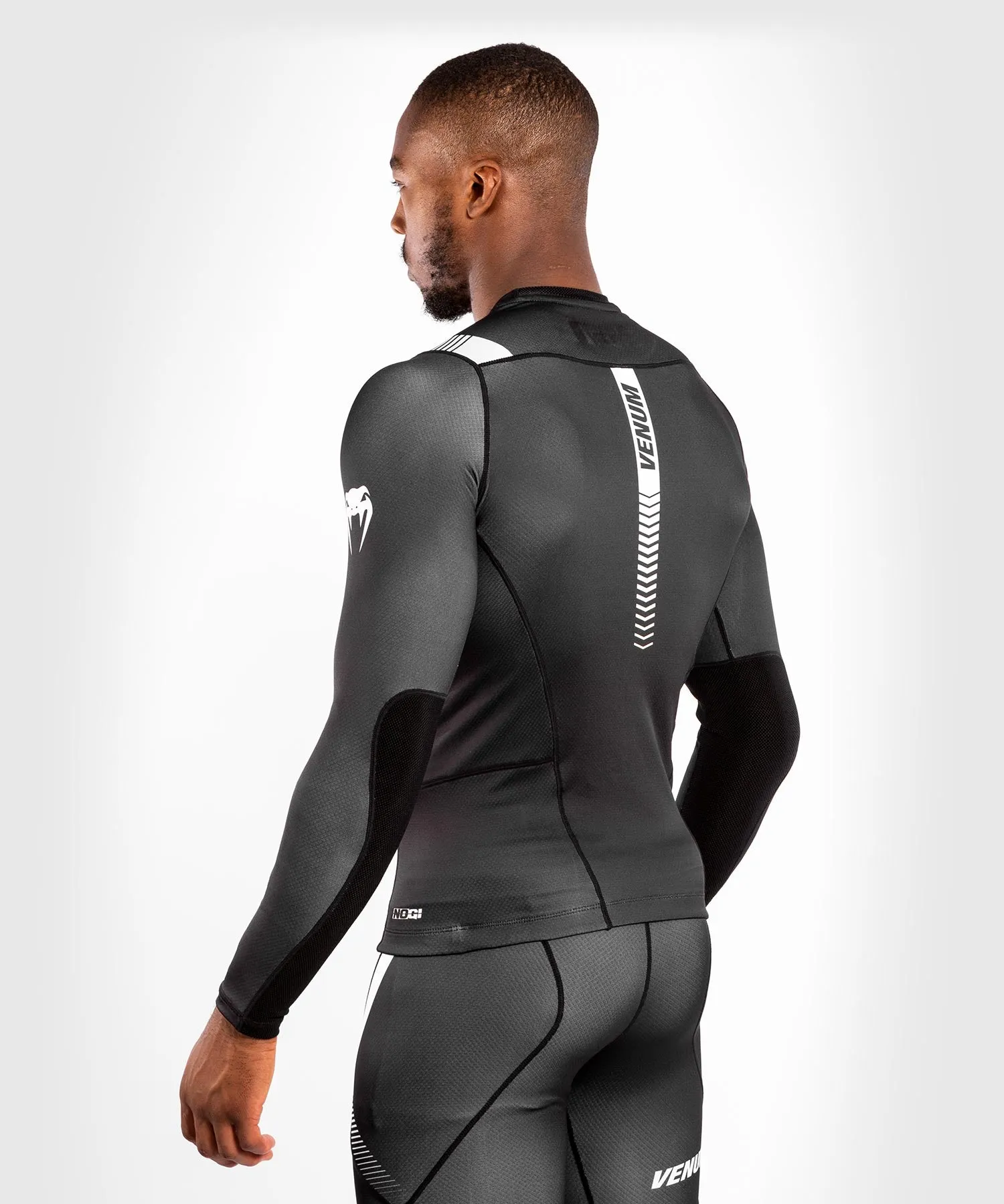 Venum NoGi 3.0 Rashguard - Long Sleeves - Black/White