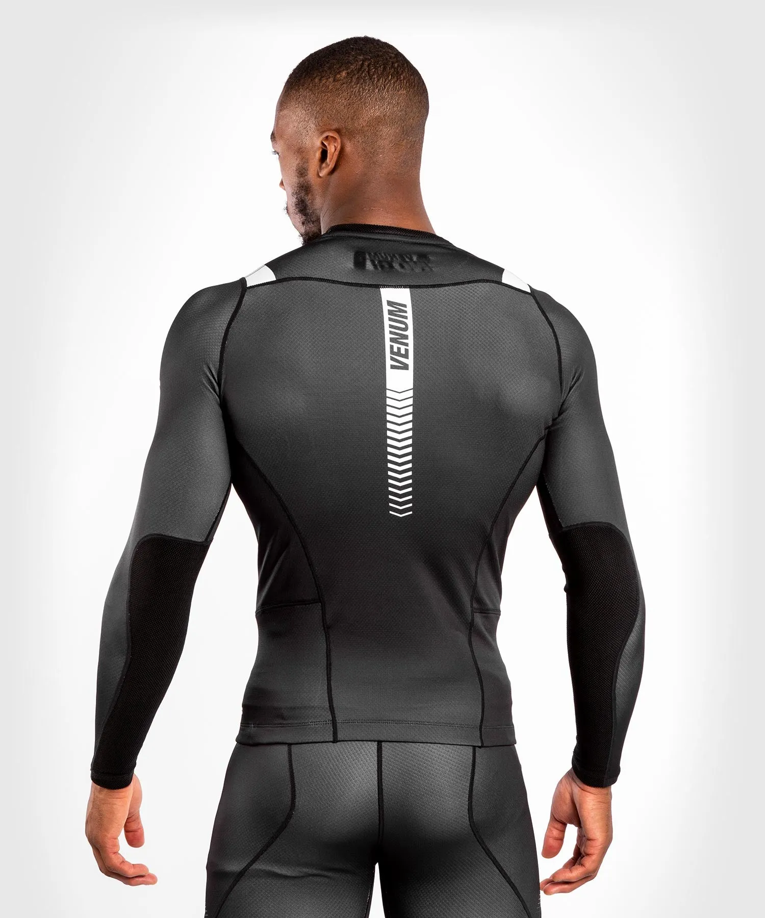 Venum NoGi 3.0 Rashguard - Long Sleeves - Black/White