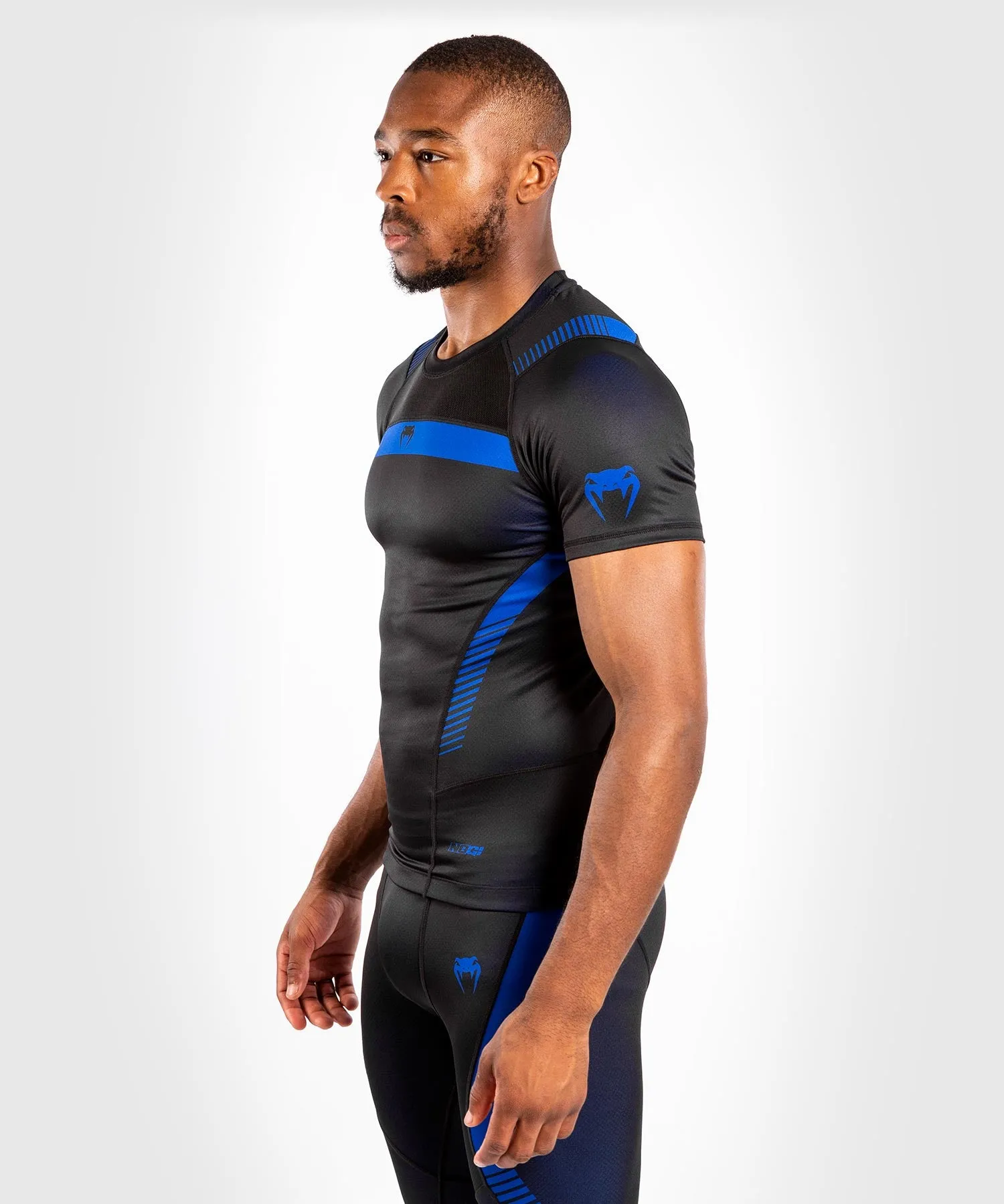 Venum NoGi 3.0 Rashguard - Short Sleeves - Black/Blue