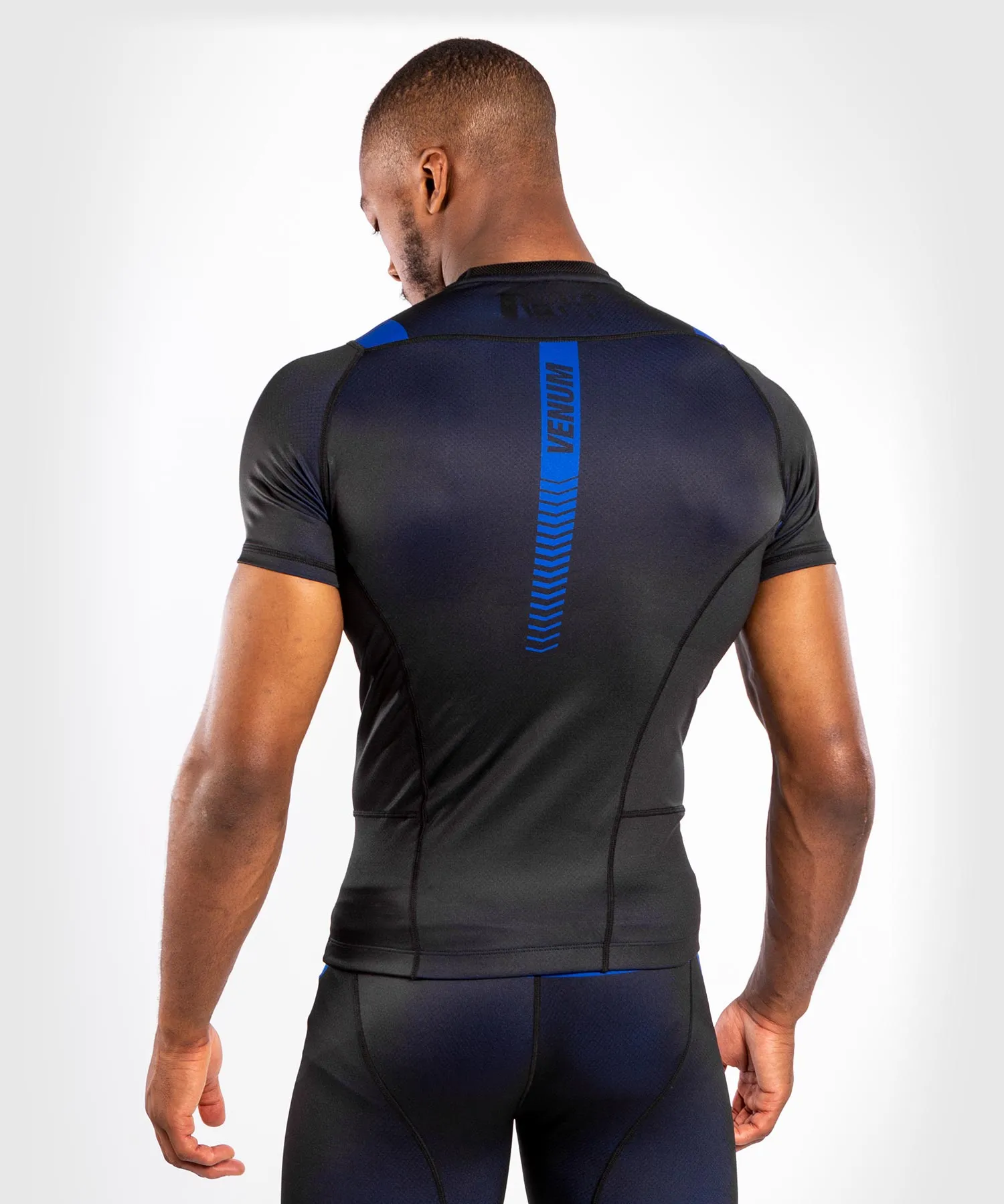 Venum NoGi 3.0 Rashguard - Short Sleeves - Black/Blue