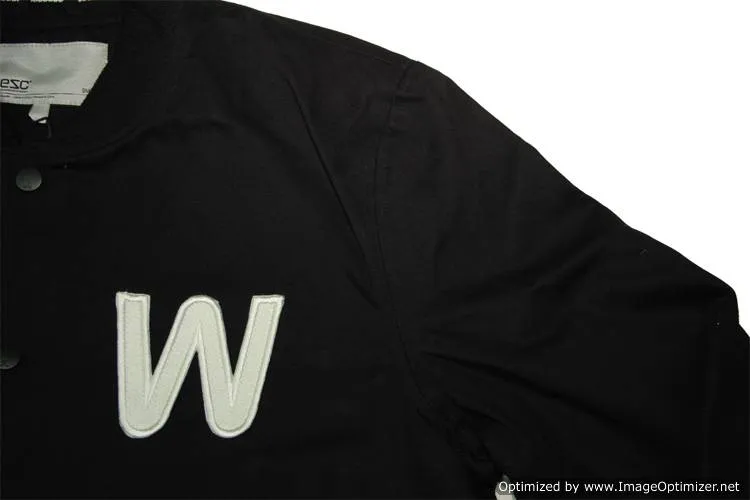 WeSC Silvola Baseball Jacket Black