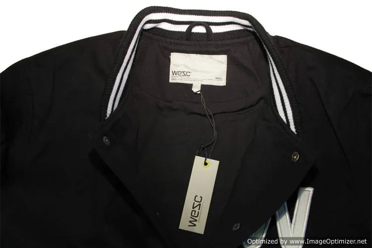 WeSC Silvola Baseball Jacket Black