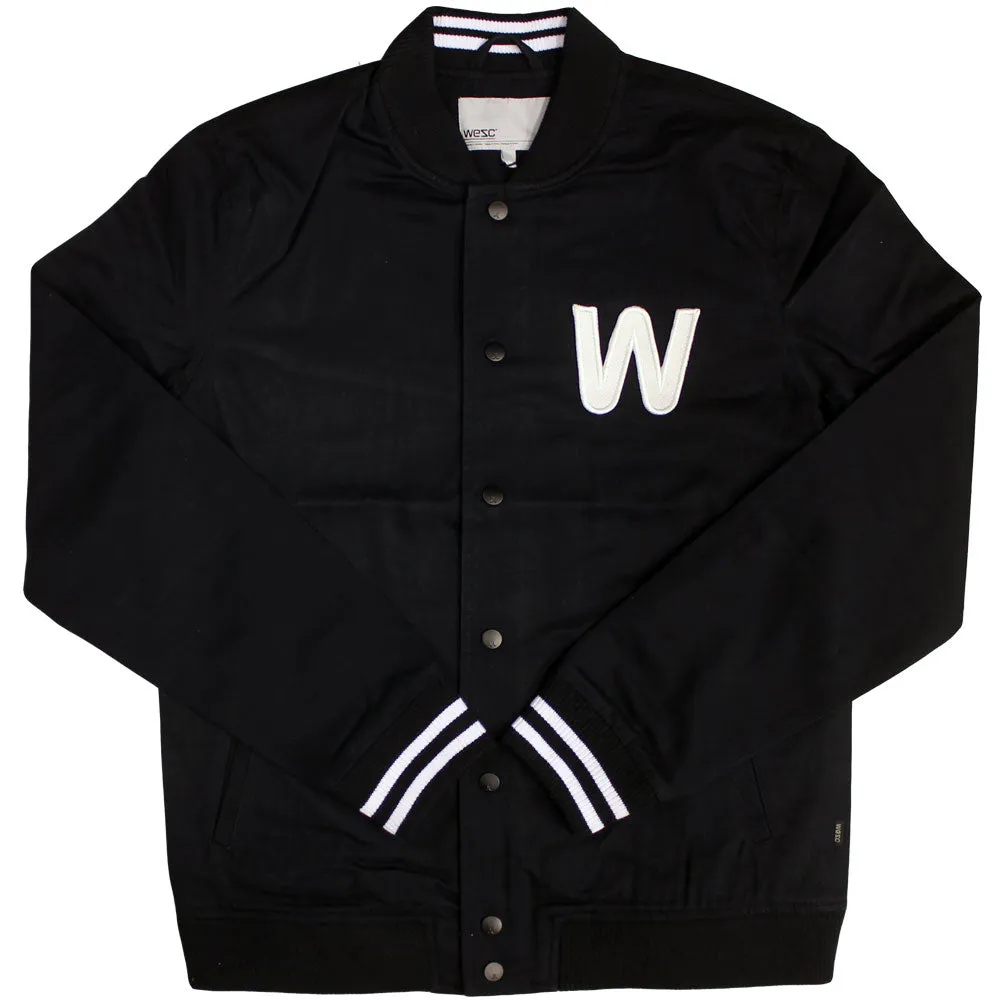 WeSC Silvola Baseball Jacket Black