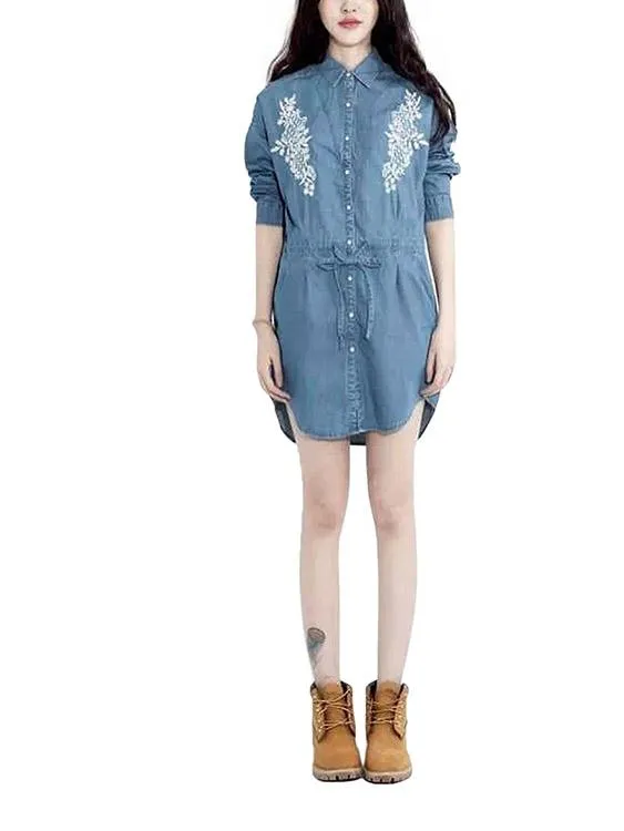 Wholesale Denim Shirt Dresses